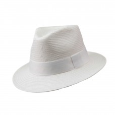 Белая соломенная шляпа Федора