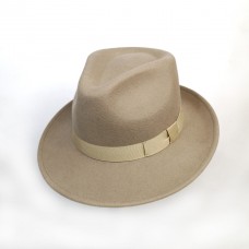 Шляпа HarrisWool бежевая