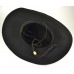 Черная ковбойская фетровая шляпа