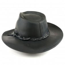 Ковбойская кожаная шляпа Стетсон черная