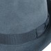 Серая шляпа Dark Grey Velvet hat