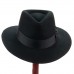 черная фетровая шляпа Devers Fedora