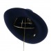 Шляпа Tonak American style синяя с высокой тульей и необработанным краем