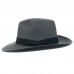 Шляпа Tonak American style серая с высокой тульей и необработанным краем