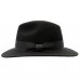Шляпа Федора фетровая черного цвета