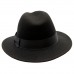 Шляпа Федора фетровая черного цвета