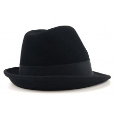 Шляпа Федора черная