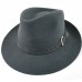 Шляпа фетровая в стиле Борсалино серого цвета