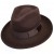 Шляпа Федора коричневого
