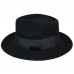 Шляпа Федора черного цвета