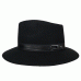 Шляпа Федора с пряжкой черного цвета