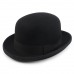 Шляпа котелок черная с подкладкой