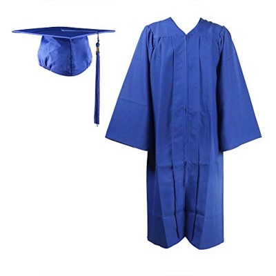 Мантия и шапочка синяя для детского выпускного