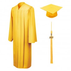 Академическая одежда желтая