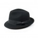Черная шляпа Федора Blixen Edition с узкими полями