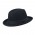 Фетровая шляпа Хомбург черного цвета