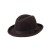 Фетровая шляпа Хомбург коричневого цвета