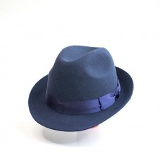 Шляпа Федора Лаваль темно-синяя