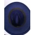 Женская шляпа синяя Riff Fedora средние поля 