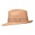 Светло-коричневая соломенная шляпа Федора